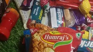Satisfying Video Asmr Unboxing GIANT Sweets Chocolate and Rainbow Lollipops with Cutting candy Asmr.