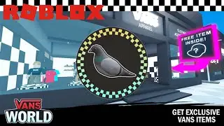 [Roblox] How to get Pigeon Shoulder Pet at Vans World [Free Item]
