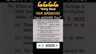 🎯1 PYQ a Day = Better Score in NDA GAT| NDA 2026 Preparation #ndaexam #tranding #feedshorts #nda2026