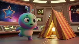 Among Us Sneaky Alien Hid in the Tent 🌬️ | Funny Toddler Song | Kids Rhymes