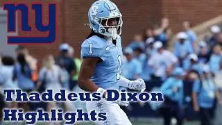 Thaddeus Dixon | Defensive Back | 2025 North Carolina Highlights | 2026 NFL Draft