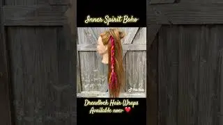 ✨ Add some magic to your hair with our new wool dreadlock hair wraps!