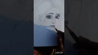 how to draw a beautiful #happy girl #a easy draw step by step