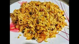 Onion rice | Fried onion rice | Fried rice | Lemon rice | Ragini's rasoi