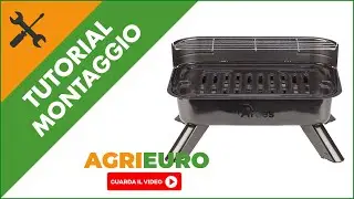 Montaggio dell'Ardes Brasero Grill - Barbecue portatile elettrico
