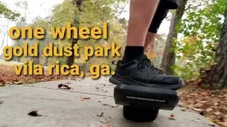 One Wheeling in Gold Dust Park in Vila Rica, Georgia!!! 😊😊😊😊