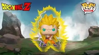 Dragon Ball Z Super Saiyan 3 Goku Gamestop Exclusive Funko Pop Unboxing! Look At That Hair!