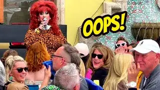 I Accidentally Crashed A DRAG BRUNCH At Oscar's in Palm Springs! :-O