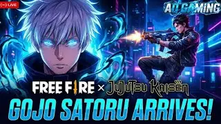 Free Fire × Jujutsu Kaisen LIVE | Spin & Gameplay 🔥 AQ  GAMING | AQUIB LIVE #live
