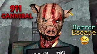 Escaping From The Mad Pig | 911 Cannibal Horror Escape 😱