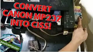 PAANO MAG CONVERT NG PRINTER CANON MP237 SA CISS - BLACK