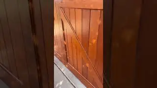 Installing Custom Wood Garage Door