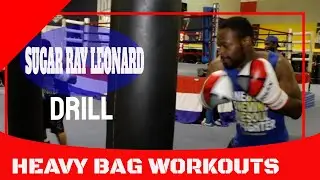 Sugar Ray Leonard Flurry Drill | Heavy Bag | Boxing Tutorial