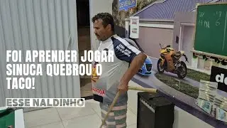 ALUNO FICA NERVOSO COM AULA DE SINUCA!