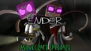 Minecraft Speed Art - ENDER! (ft. MunchingBrotato, Kkcomics, and Lilshortysgs)