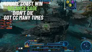 SWTOR PVP Novare Coast Win Balance Sage Didn't die got CC many times
