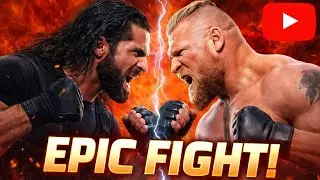 Seth Rollins vs Brock Lesnar – Brutal Extreme Rules Fight | Full Match 