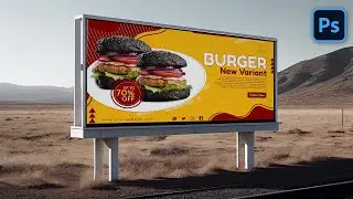 Quick Way Billboard Mockup in Adobe Photoshop | Photoshop Tutorial 2025