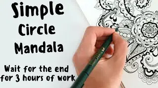 How to Draw a Mandala for Beginners | Step by Step Geometric Art