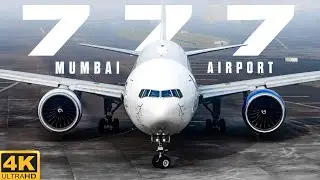 Mumbai Airport | Triple Seven Galore | Plane Spotting 4K