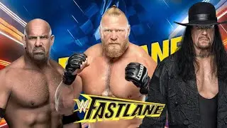 WWE Triple Threat Match  Brock Lessner Vs The undertaker  Vs Goldberg Full Match 2k24 Predictions
