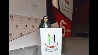 Rania ALI BILINGUAL MC & TV PRESENTER IN DUBAI PRESENTING 6th EDITION OF ANNUAL INVESTMENT MEETING