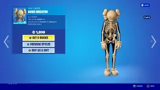 Can someone please gift me the KAWS skeleton skin? I used all my vbucks on 4 random subscribers.