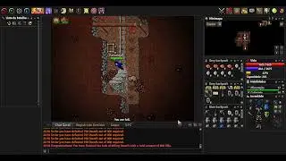 Medivia pegando o dinheiro para ir atras do corpo The Dwarf Faction