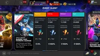 Mcoc barons war civil warrior epic difficulty (stop unblockable ability easily )