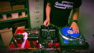 Practice YO! Cuts 6, Numark TTX1, Numark Scratch and Roland SP404 mkii
