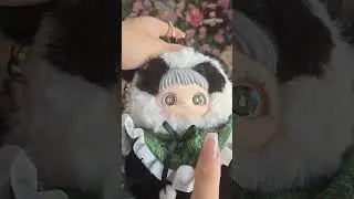 Maymei poem of spring, panda is the cutest 🫶🌸 #unboxingvideo #blindbox #hitoy #plush #maymei #kawaii
