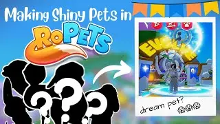Evolving Shiny Pets in RoPets!!!