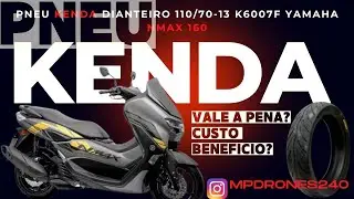 Pneu Kenda Dianteiro I Yamaha Nmax 160 I 1 MÊS DE USO!