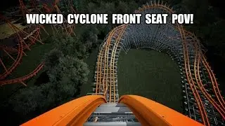 Wicked Cyclone POV Six Flags New England 2015 Roller Coaster
