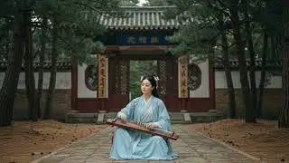 &ldquo;Ancient Guzheng Melody | Hanfu Girl Playing in Historic Courtyard (Cinematic Relaxation Music)