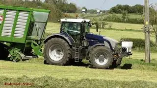 Silage '19 - BIG Blue Fendt 939 with Bergmann Wagon.
