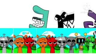 Sprunki OC E (Alphabet Lore), F (Alphabet Lore), G (Alphabet Lore) and H (Alphabet Lore)