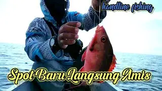Handline fishing ll Mancing dikarang dangkal ll spot baru langsung amis.