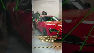 Ten fake vents on Toyota Supra