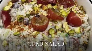CURD SALAD (FRUIT N NUT CURD SALAD) || EASY TO MAKE || HEALTHY TO EAT || CHILLI BLOSSOM ||
