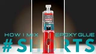 How I mix epoxy glue #SHORTS