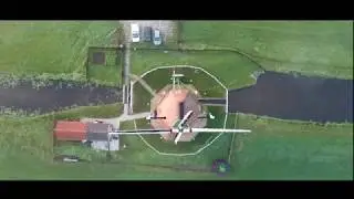 [Drone 4k] Dutch Windmills - Bird View - Short Video