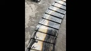 Onyx marbel stair slabes design