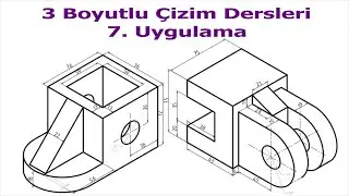 Autocad 3 Boyutlu Çizim #7 (Extrude komutu alt opsiyonları )
