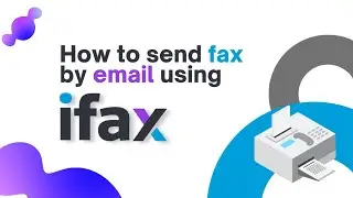 How to Send a Fax via Email Using iFax | Email to Fax Tutorial