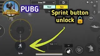 Sprint Joystick Reverse Slide Trick in 2023 | How to unlock Sprint button in pubg