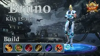 Mobile Legends: Bruno MVP, strong build certified!
