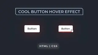 Cool Button Hover Effect | HTML | CSS
