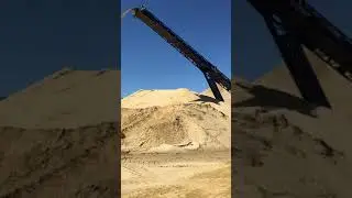 EDGE TS100 Stockpiling Sand
