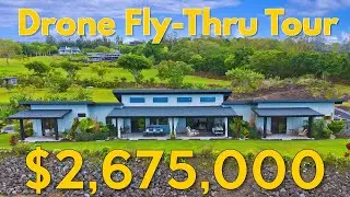 Breathtaking Luxury Modern Hawaii Real Estate Drone Tour
